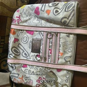 Coach Poppy Multicolor Shoulder Bag